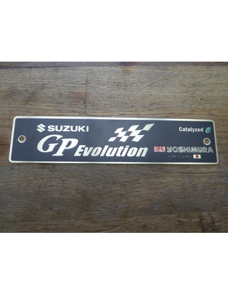Plaque Yoshimura GP Evolution  - 1