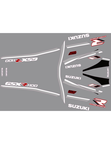Aufklebersatz GSXR 1100 1990  - 3