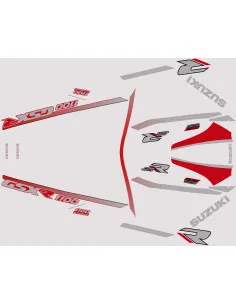 Kit stickers rouge incomplet GSXR 1100 1989  - 1