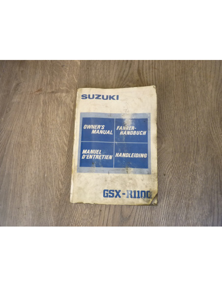Manuel d'entretien GSXR 1100 86-88  - 2