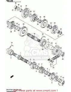 Pignon de boite GSXR 750 00-03  - 1