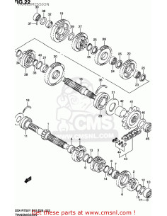 Pignon de boite GSXR 750 00-03  - 1
