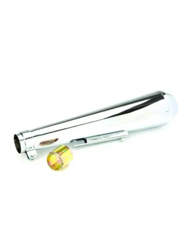 Silencieux Megaton à cône inversé chromé  - 1