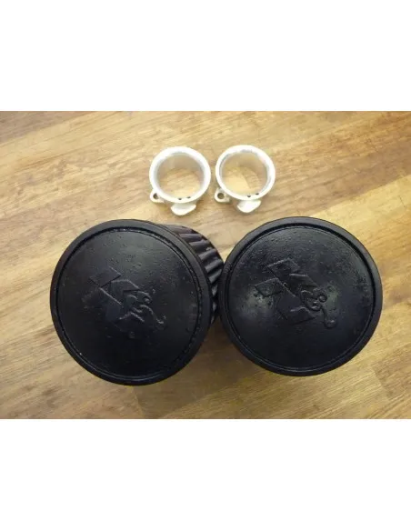 Kit Filtres à air K&N carburateur Keihin + adaptateurs Ducati  - 4