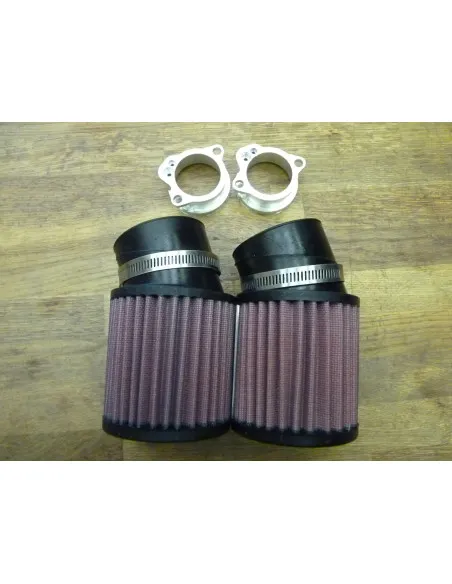 Kit Filtres à air K&N carburateur Keihin + adaptateurs Ducati  - 5
