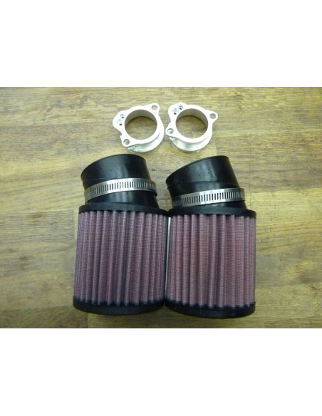 Kit filtri aria K&N Keihin carburatore + adattatori Ducati  - 5
