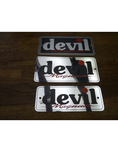 Plaque Devil Magnum  - 1