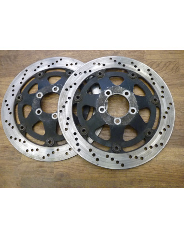 Paire de disques de frein GSXR 1100 86-88  - 2