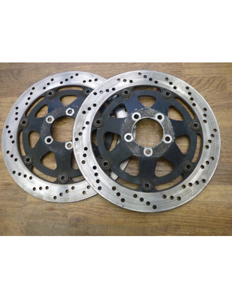 Paire de disques de frein GSXR 1100 86-88  - 2