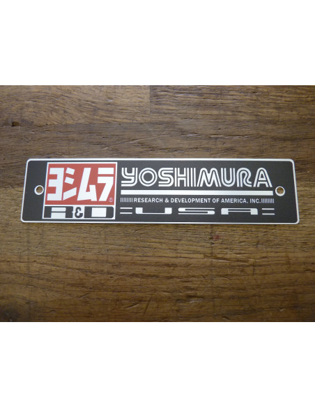 Plaque Yoshimura R&D USA  - 1