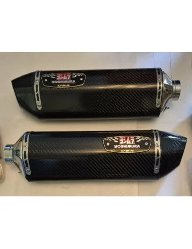 Paire de silencieux Yoshimura avec intermédiares  - 1